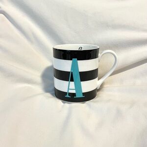 *EUC* KATE SPADE New York/LENOX - Initial “A” Coffee Mug/Tea Cup ~ Wickford